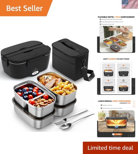 Heated lunch box - heated, electric